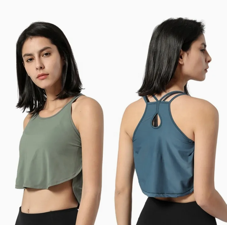Women's Yoga Tank Top – Casual Running & Fitness Activewear