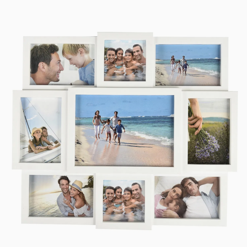 Multi-Aperture Wall Hanging Photo Frame for Kids – Creative Children’s Room Memory Collage